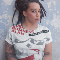 t-shirt-mockup-of-a-black-girl-with-dreadlocks-against-a-rustic-wall-a19755
